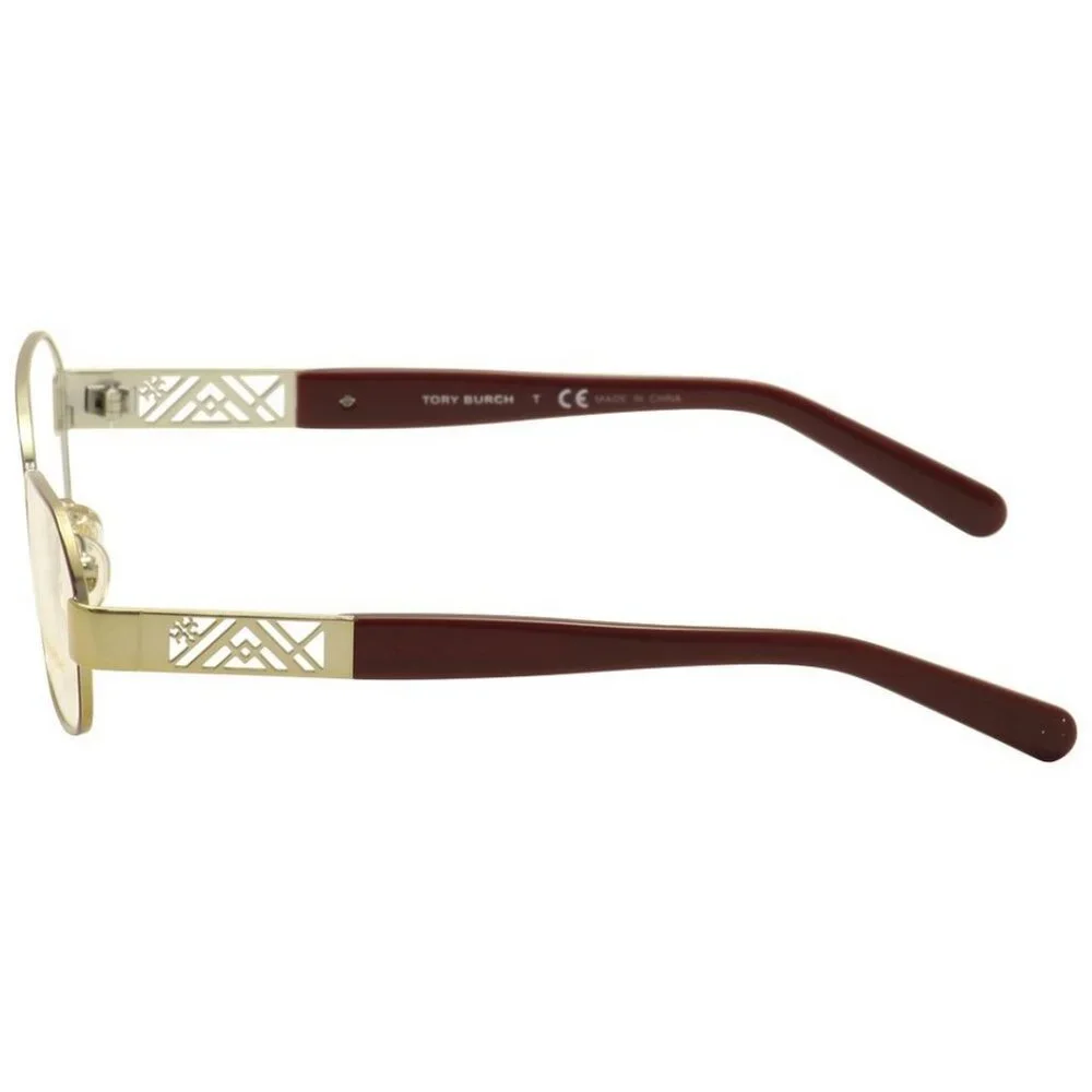 Tory Burch Women's Eyeglasses TY1043-3062 Red Silver 50-17-135